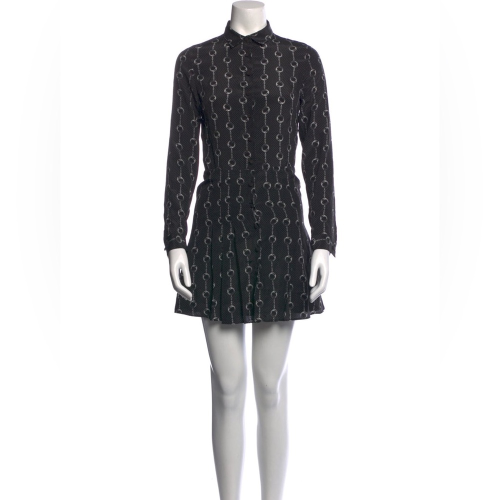 NWT The Kooples Handcuff Chain Silk Dress size 1